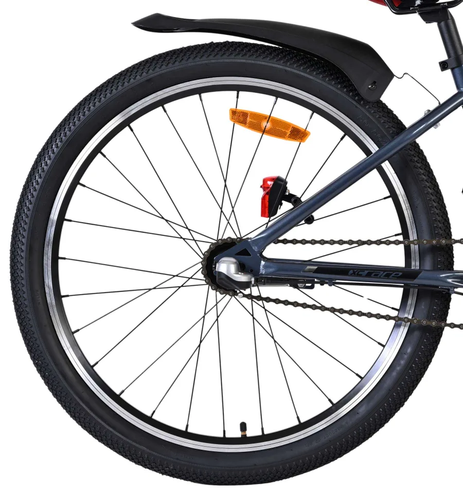 Volare XC Race Kinderfiets – 24 inch – Nexus 3 – Rood/Grijs — foto 2