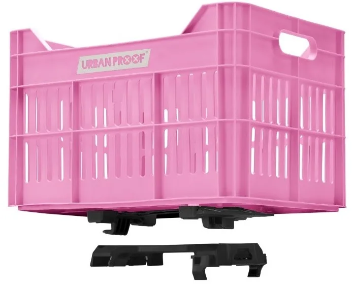 Gerecyclede Fietskrat Urban Proof Click 30 Liter Fel roze — foto 10