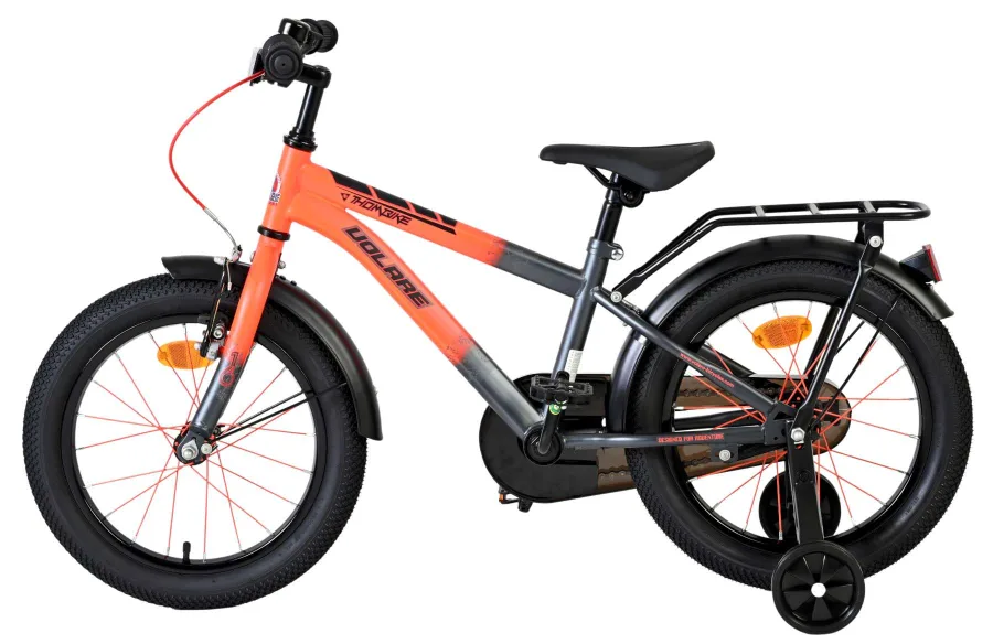Volare Thombike Kinderfiets – Jongens – 16 inch – Oranje Grijs — foto 8