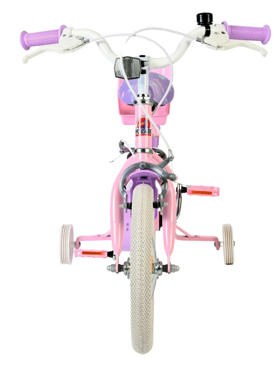 Volare Olivia Kinderfiets – Meisjes – 14 inch – Roze – Twee Handremmen — foto 7
