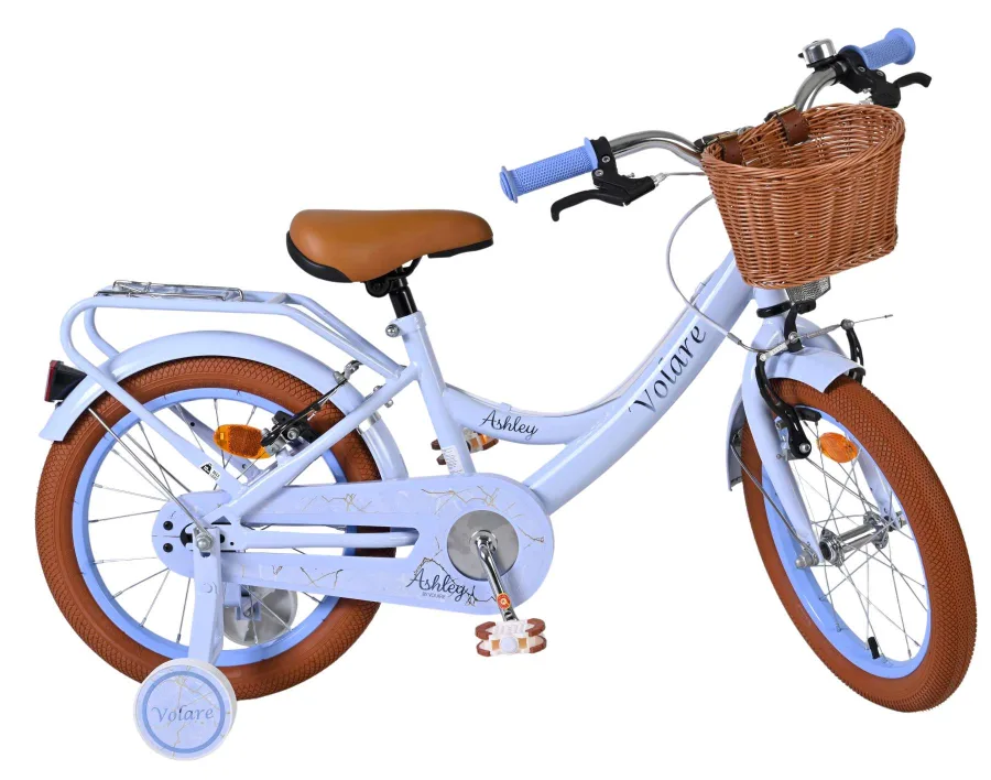 Volare Ashley Kinderfiets - Meisjes - 16 inch - Pastel Blauw- Twee Handremmen — foto 10