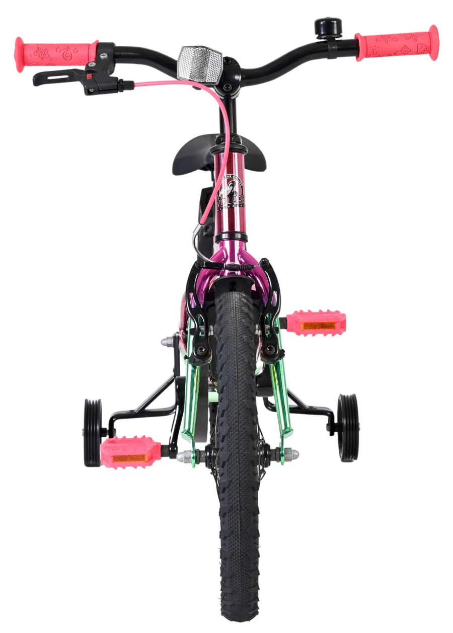 Volare Chrome Kinderfiets – Uni – 16 inch – Roze/Groen — foto 7