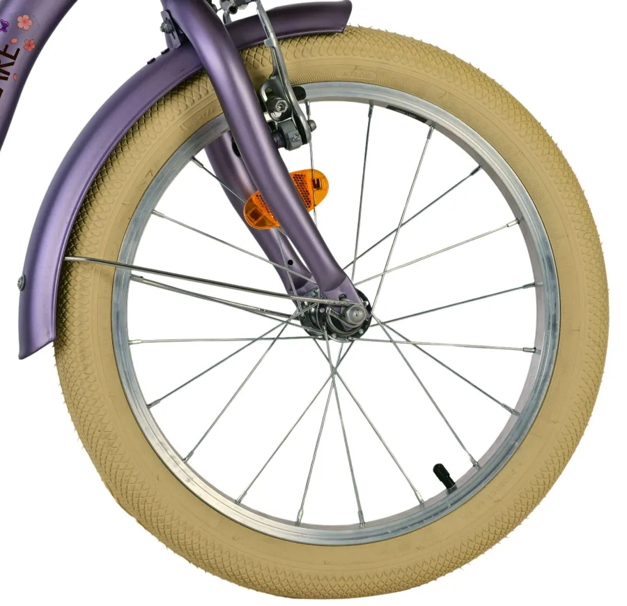 Volare Blossom Kinderfiets – Meisjes – 18 inch – Paars — foto 6