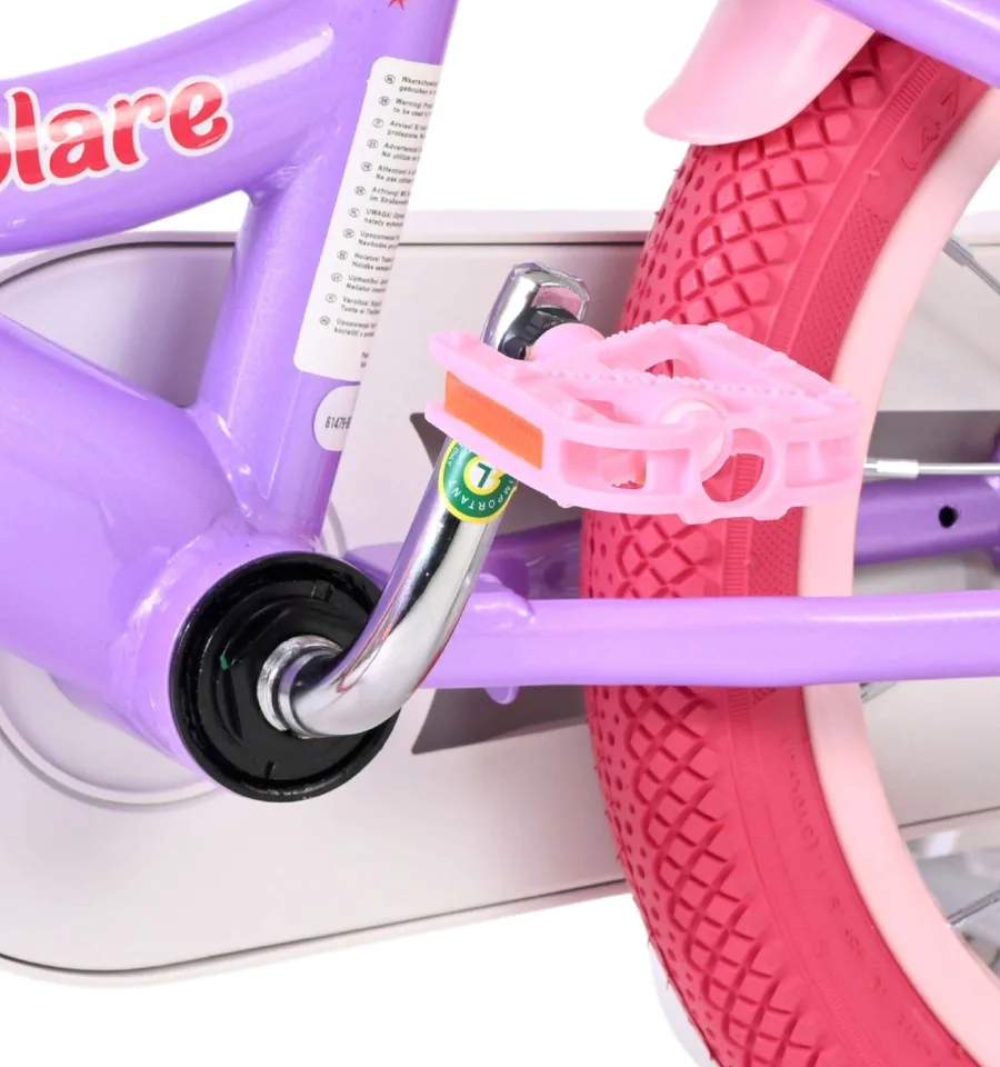 Volare Unicorn Kinderfiets – Meisjes – 14 inch – Paars — foto 10