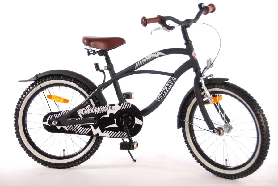 Volare Black Cruiser Kinderfiets – Jongens – 18 inch – Zwart – 95% afgemonteerd — foto 5