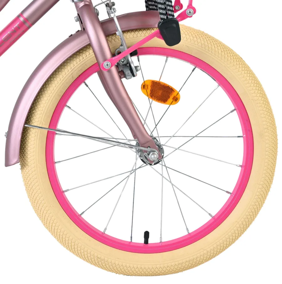 Volare Excellent Kinderfiets – Meisjes – 18 inch – Mat Roze — foto 3
