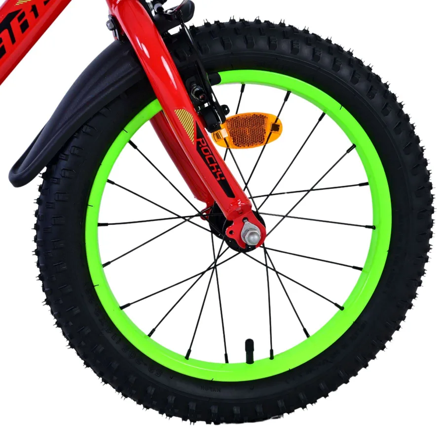 Volare Rocky Kinderfiets – Jongens – 16 inch – Rood — foto 6