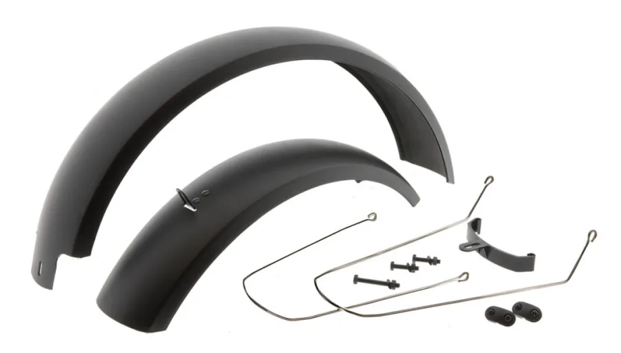 Mudguard set Mirage 20 Fatbike incl.. mounting - black