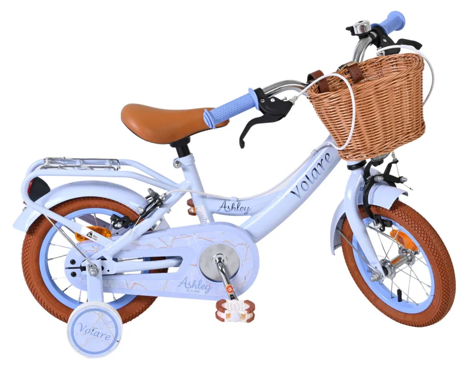 Volare Ashley Kinderfiets - Meisjes - 12 inch - Pastel Blauw - Twee handremmen — foto 10