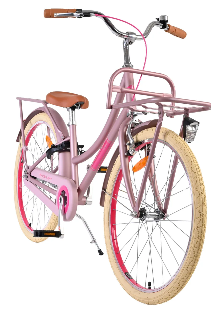 Volare Excellent Kinderfiets – Meisjes – 24 inch – Mat Roze — foto 7