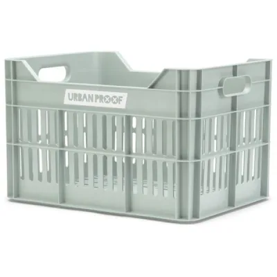 Gerecyclede Fietskrat Urban Proof Click 30 Liter Mistig mintgroen