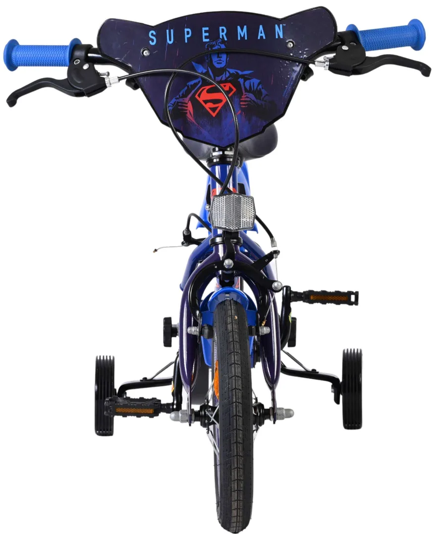 Superman Kinderfiets – Jongens – 12 inch – Blauw – Twee handremmen — foto 6