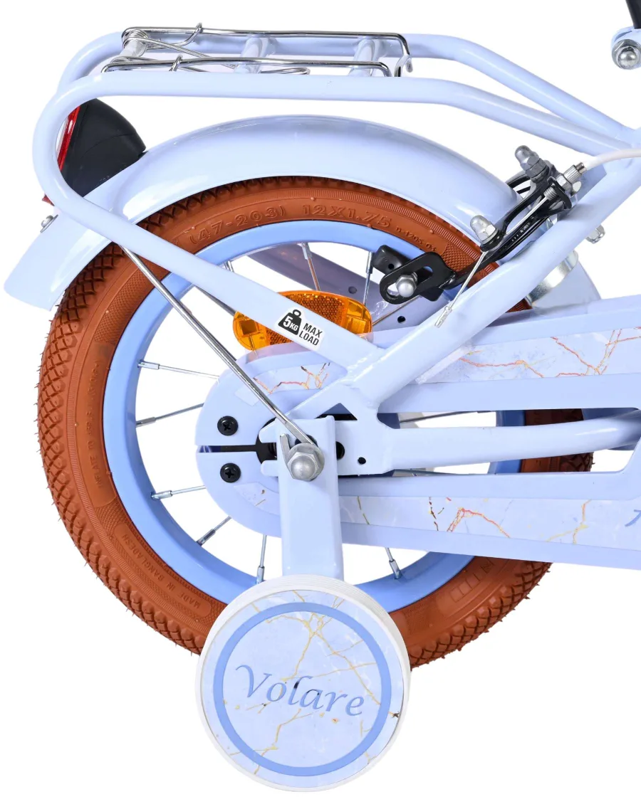 Volare Ashley Kinderfiets - Meisjes - 12 inch - Pastel Blauw - Twee handremmen — foto 2