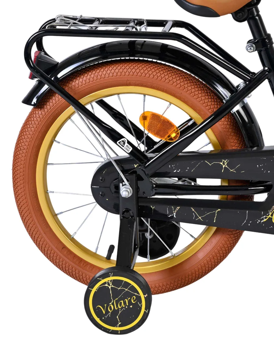Volare Ashley Kinderfiets – Meisjes – 16 inch – Zwart — foto 2