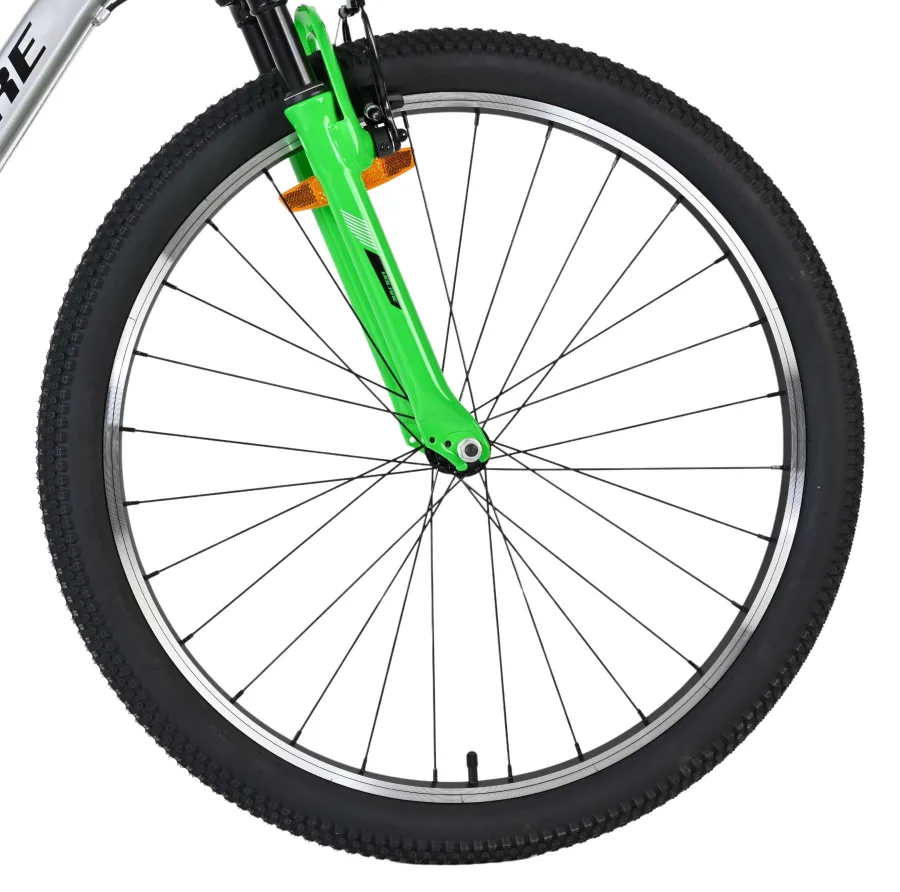 Volare Boost Kinderfiets – 26 inch – 21 speed – Zilver/Groen — foto 3