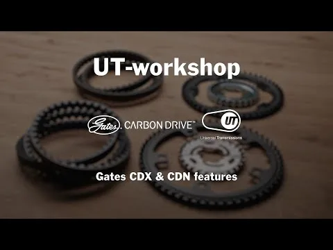 Belt drive Gates CDX Carbon Drive 120T - black/black — foto 6