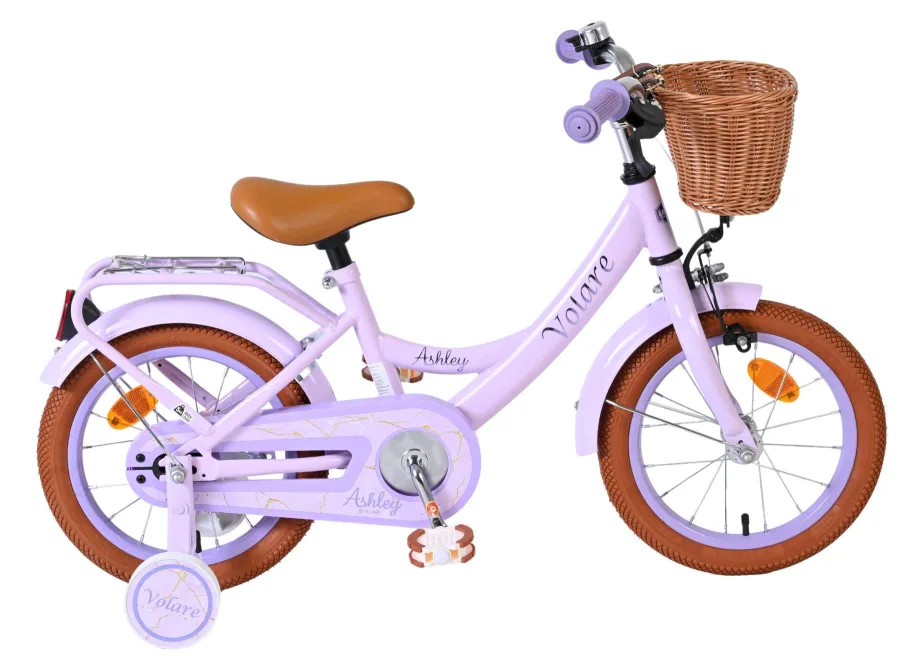 Volare Ashley Kinderfiets - Meisjes - 14 inch - Lila