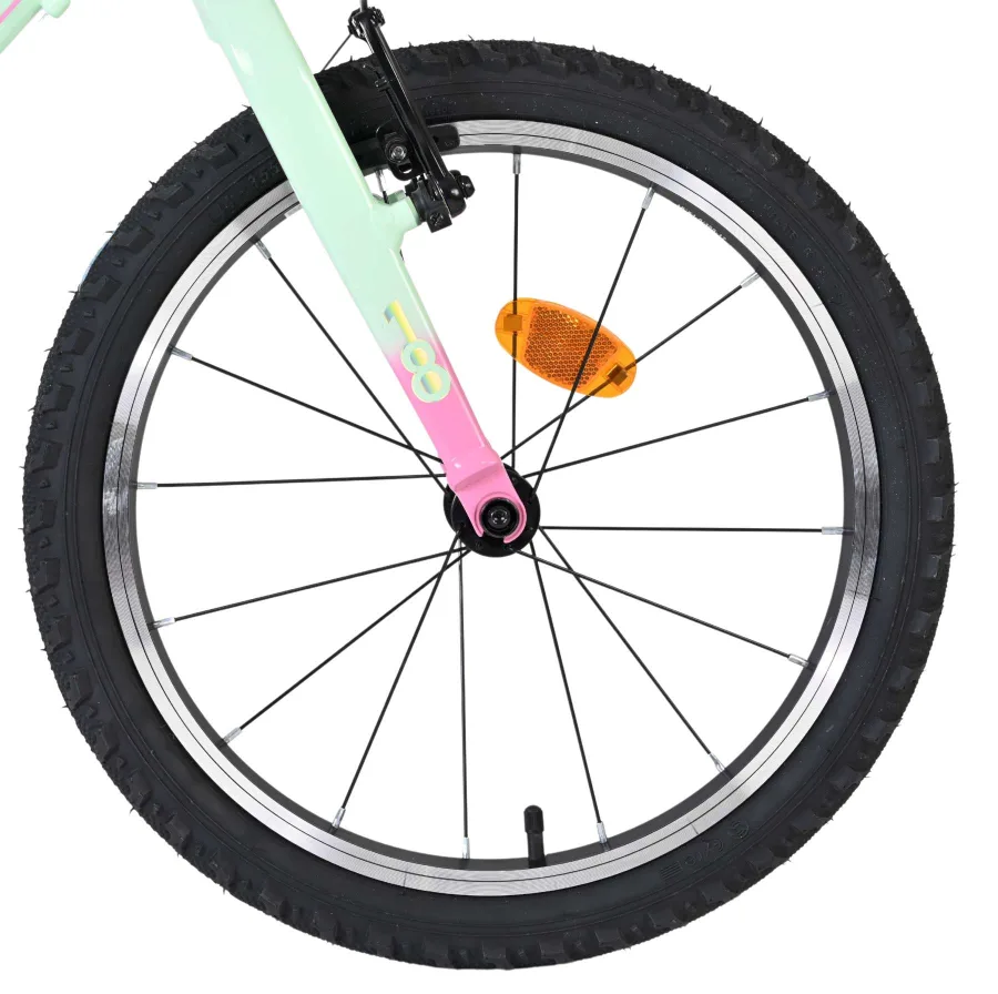 Volare Milano Kinderfiets – Meisjes – 18 inch – Nexus 3 – Mintgroen — foto 2