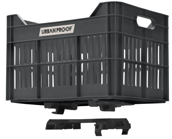 Gerecyclede Fietskrat Urban Proof Click 30 Liter As grijs — foto 11
