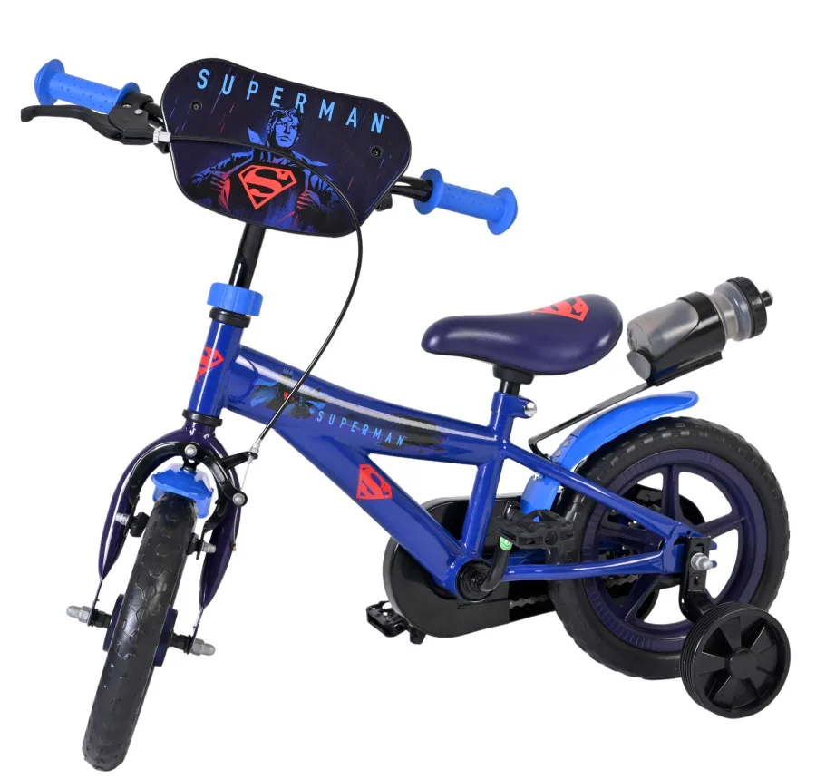 Superman Kinderfiets – Jongens – Mag Wheels – 12 inch – Blauw — foto 9