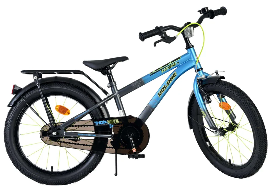 Volare Thombike Kinderfiets – Jongens – 18 inch – Blauw Grijs — foto 11