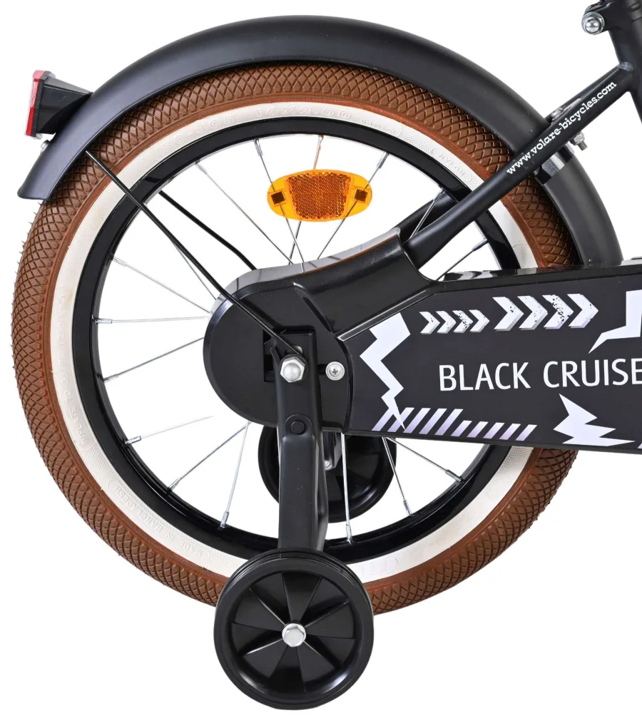 Volare Black Cruiser Kinderfiets – Jongens – 16 inch – Zwart — foto 2