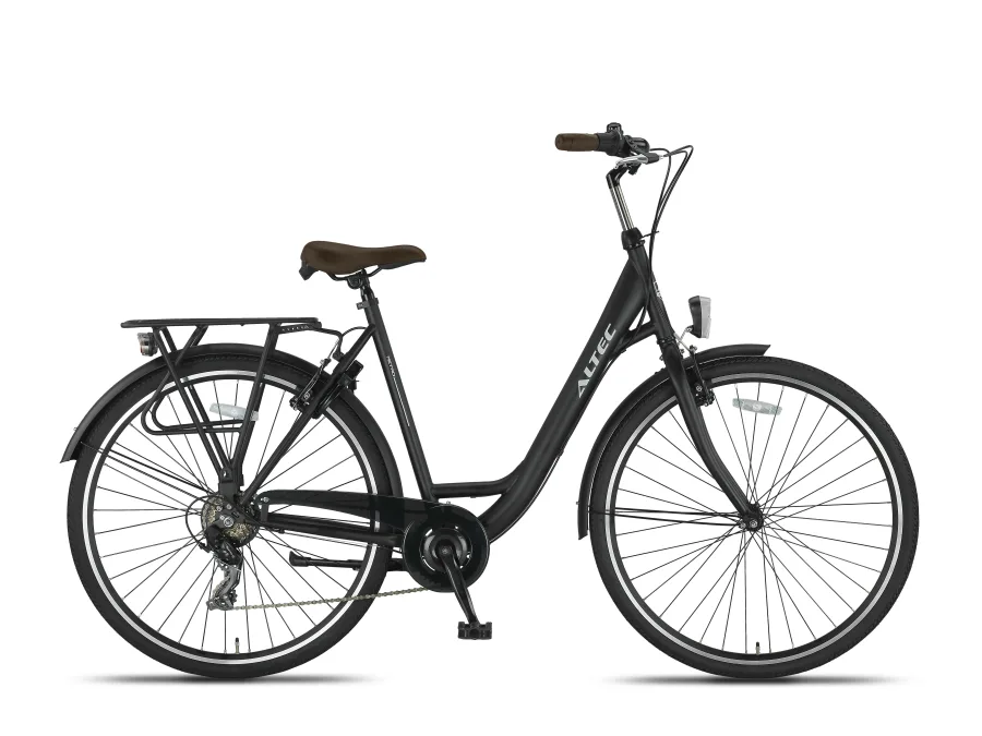 Altec Metro 28 inch Damesfiets 49cm Mat Zwart