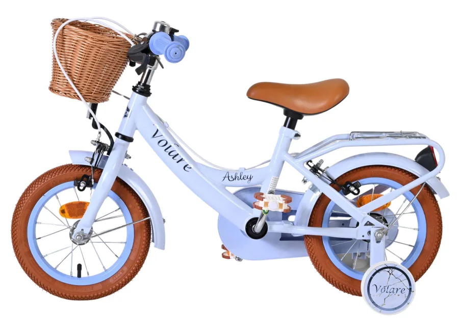 Volare Ashley Kinderfiets - Meisjes - 12 inch - Pastel Blauw - Twee handremmen — foto 7