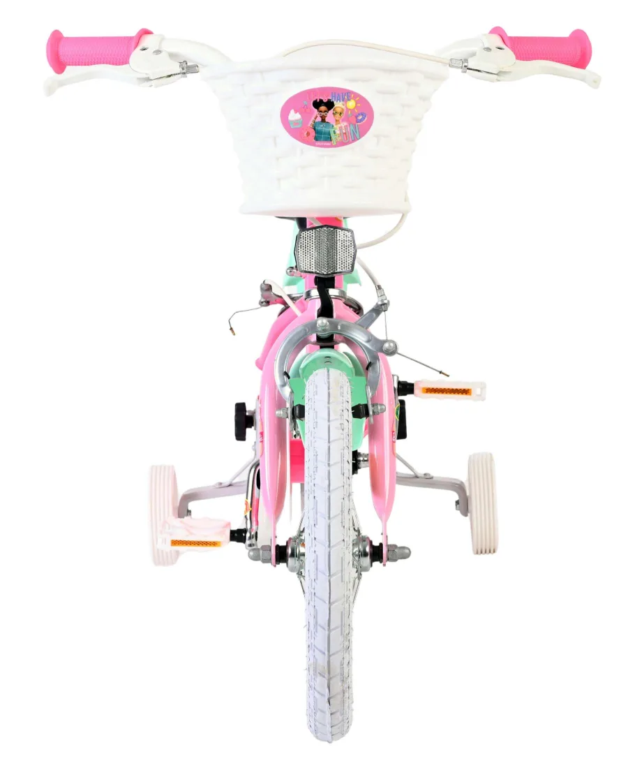 Barbie Kinderfiets – Meisjes – 14 inch – Roze – Twee handremmen — foto 8