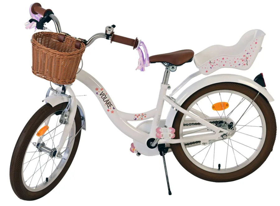 Volare Blossom Kinderfiets – Meisjes – 18 inch – Wit — foto 11