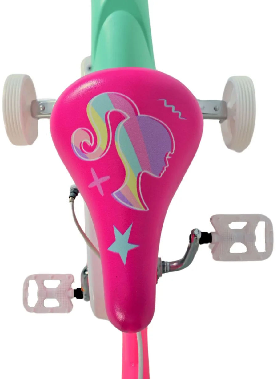 Barbie Kinderfiets – Meisjes – 12 inch – Roze – Twee Handremmen — foto 7