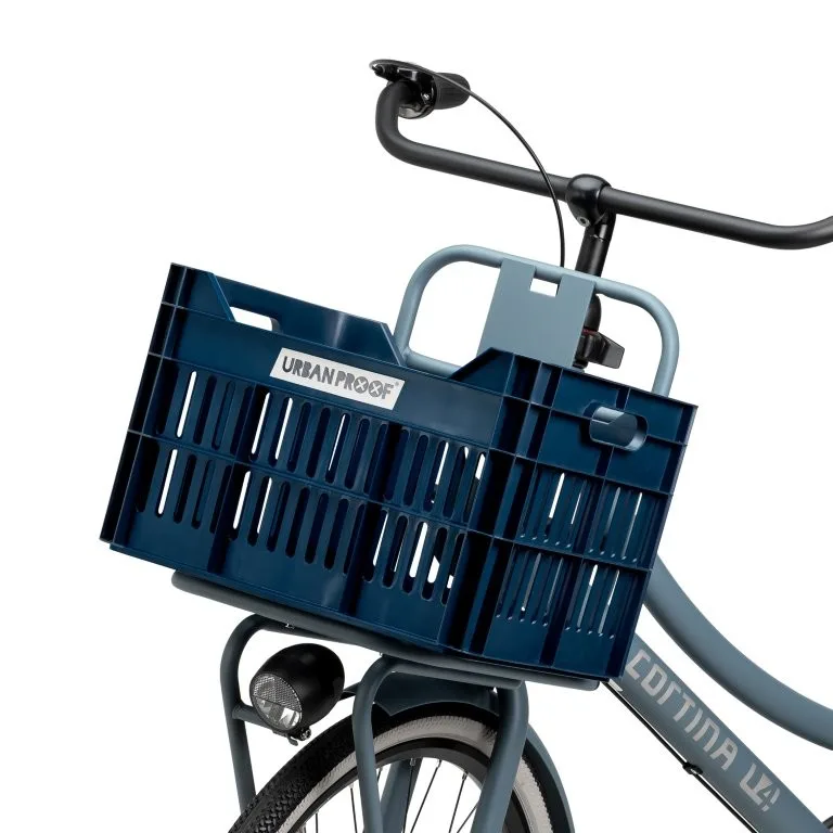 Gerecyclede Fietskrat Urban Proof Click 30 Liter donker blauw — foto 14