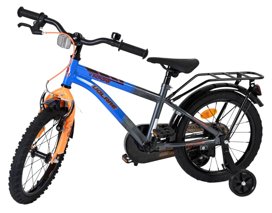 Volare Thombike Kinderfiets – Jongens – 16 inch – Blauw/Oranje — foto 8