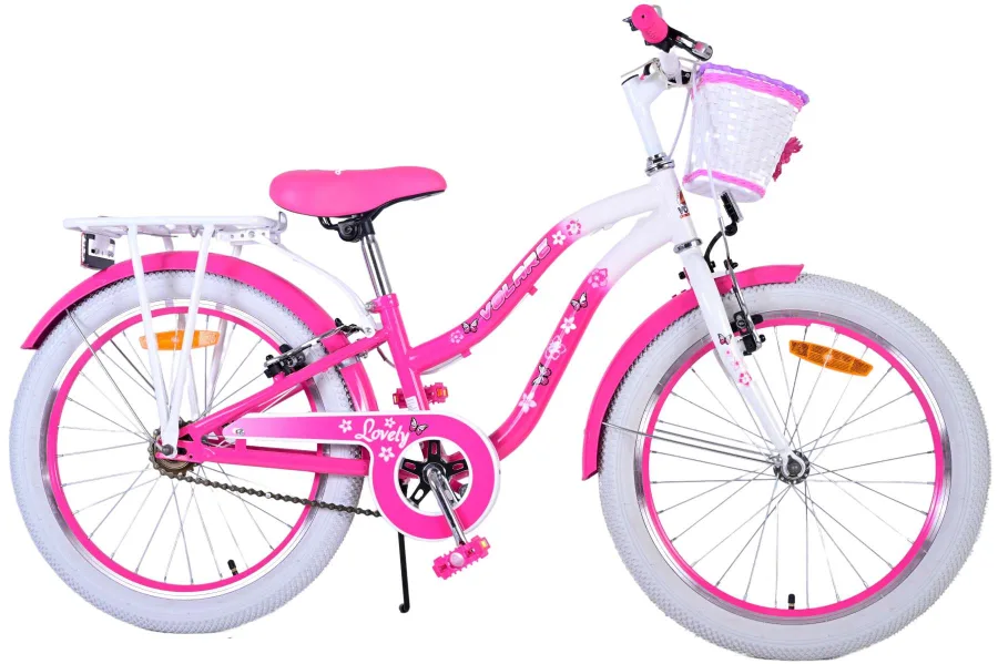 Volare Lovely Kinderfiets – Meisjes – 20 inch – Roze – Twee handremmen — foto 2