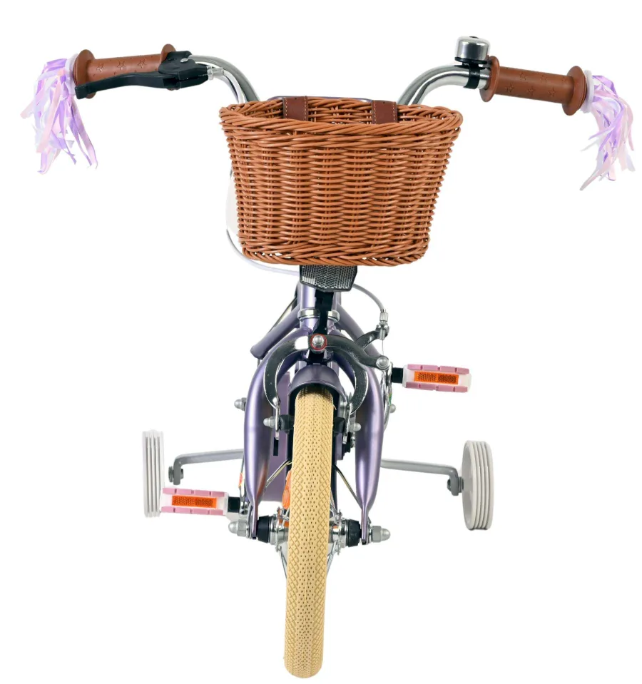 Volare Blossom Kinderfiets – Meisjes – 12 inch – Paars — foto 8