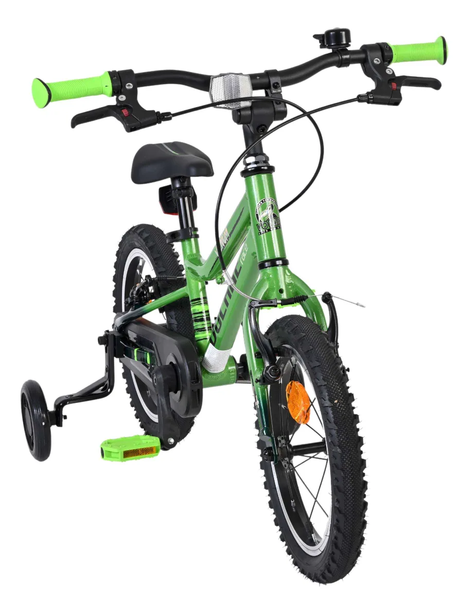 Volare Venom Kinderfiets – Jongens – 14 inch – Groen – Twee handremmen — foto 7
