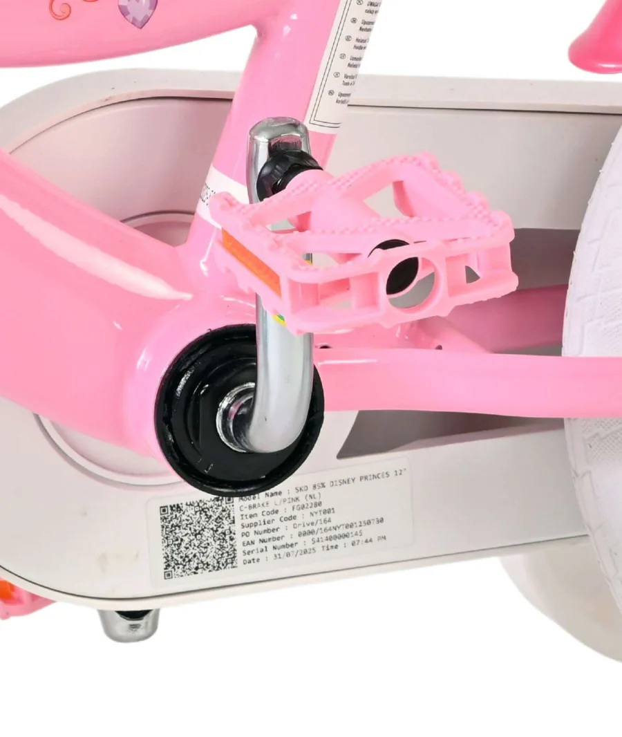 Magic Royals Kinderfiets – Meisjes – 12 inch – Roze — foto 9
