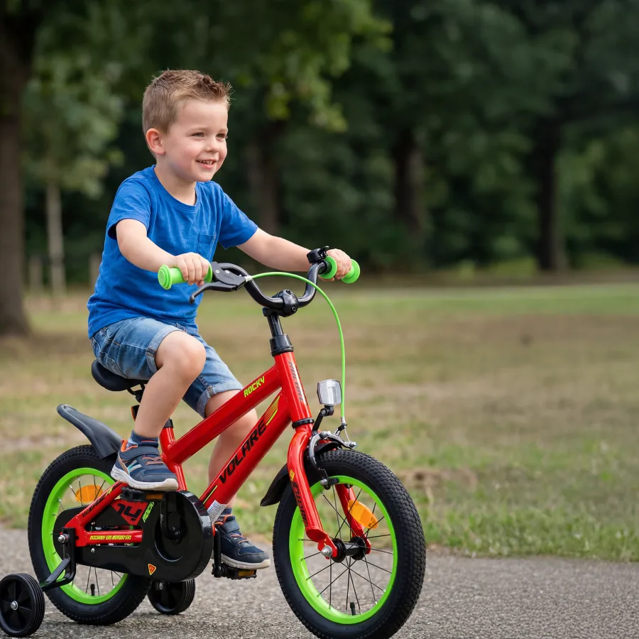 Volare Rocky Kinderfiets – Jongens – 14 inch – Rood — foto 15