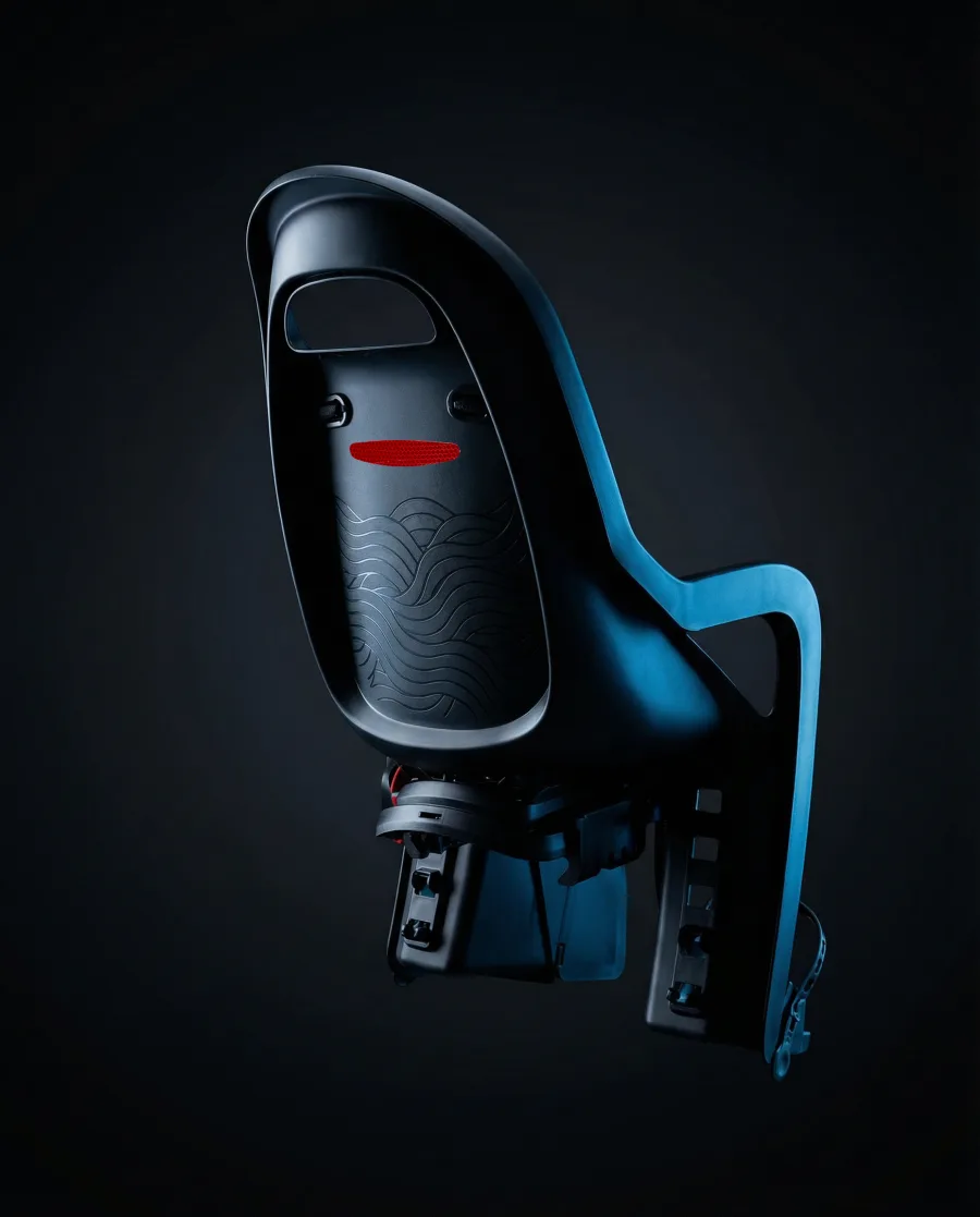 Kinderzitje achter Polisport Groovy BLACK EDITION dragerbevestiging (CFS) — foto 9