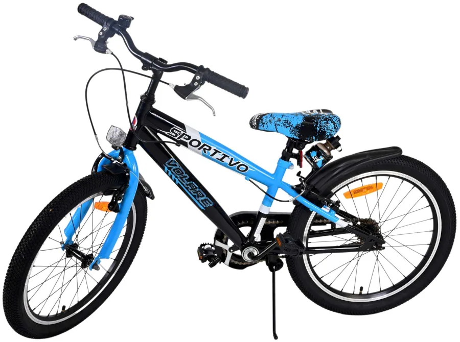Volare Sportivo Kinderfiets – Jongens – 20 inch – Blauw – Twee handremmen — foto 11