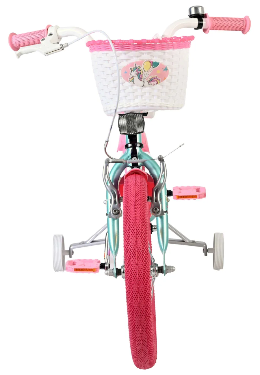 Volare Unicorn Kinderfiets – Meisjes – 16 inch – Groen — foto 7