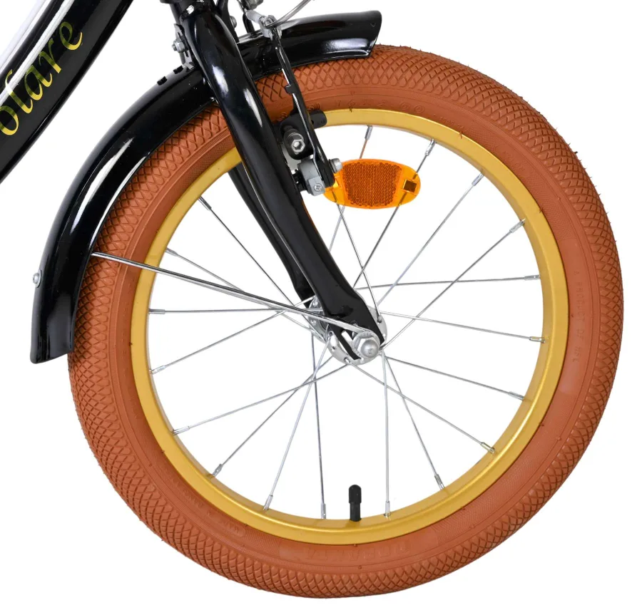 Volare Ashley Kinderfiets – Meisjes – 16 inch – Zwart – Twee Handremmen — foto 3