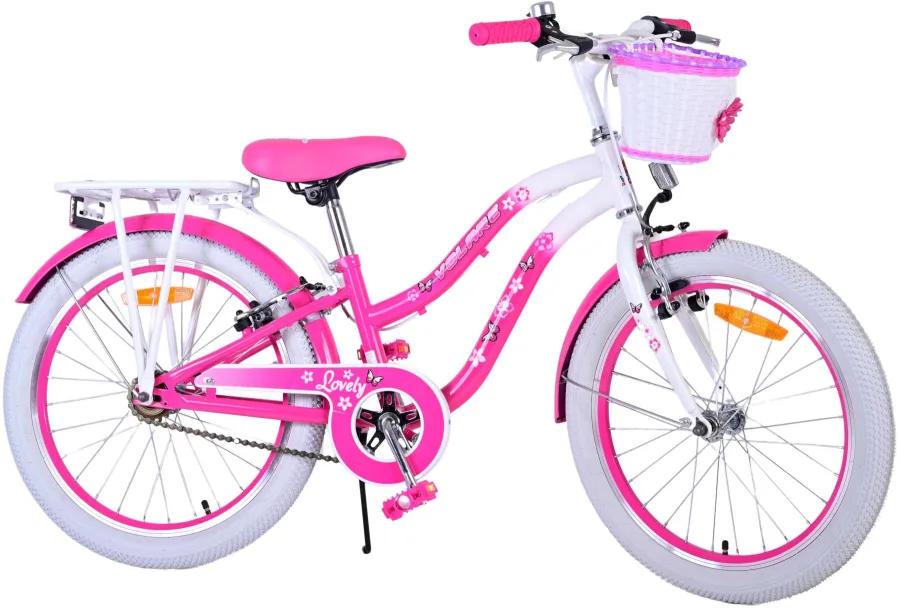 Volare Lovely Kinderfiets – Meisjes – 20 inch – Roze – Twee handremmen — foto 3