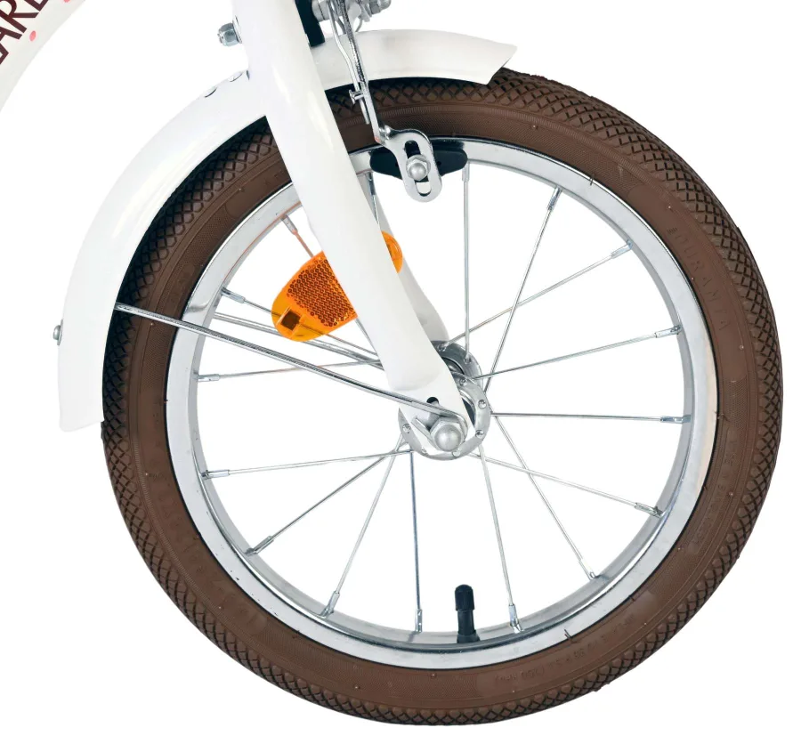 Volare Blossom Kinderfiets – Meisjes – 14 inch – Wit — foto 3