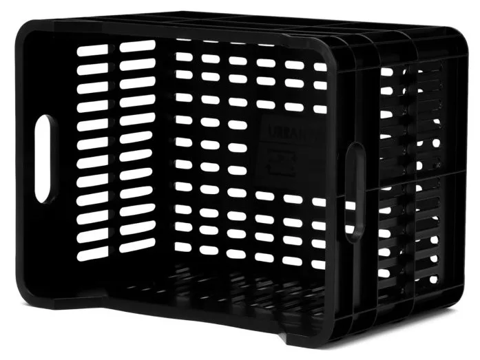 Recycled bike crate Urban Proof Junior 15 liter - black — foto 5