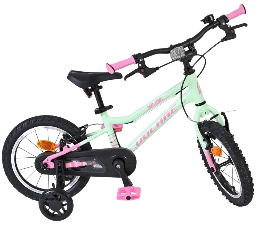 Volare Milano Kinderfiets – Meisjes – 14 inch – Mintgroen — foto 12