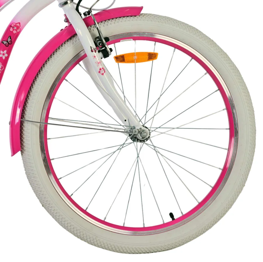 Volare Lovely Kinderfiets – Meisjes – 24 inch – Roze – Twee handremmen — foto 6