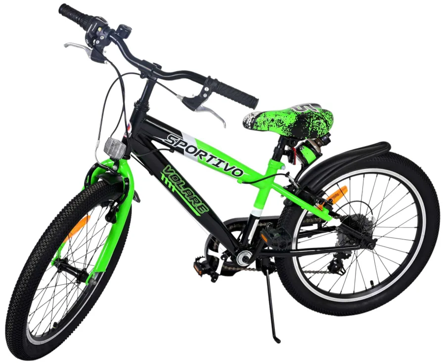 Volare Sportivo Kinderfiets – Jongens – 20 inch – Groen – 7 versnellingen — foto 13
