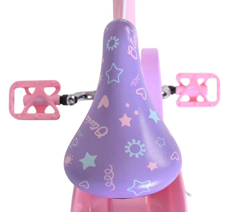 Volare Olivia Kinderfiets – Meisjes – 14 inch – Roze – Twee Handremmen — foto 5