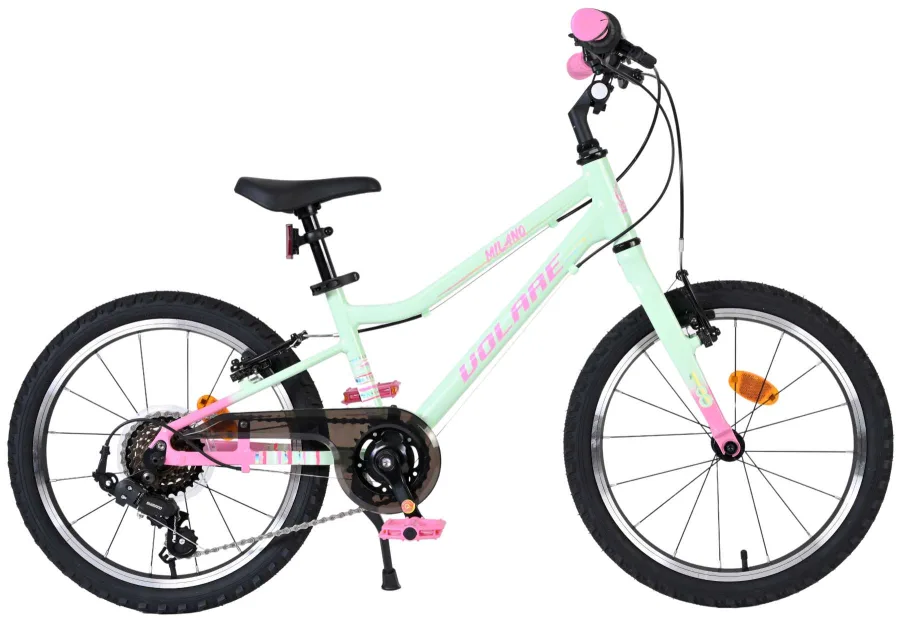 Volare Milano Kinderfiets – Meisjes – 18 inch – Nexus 3 – Mintgroen — foto 14